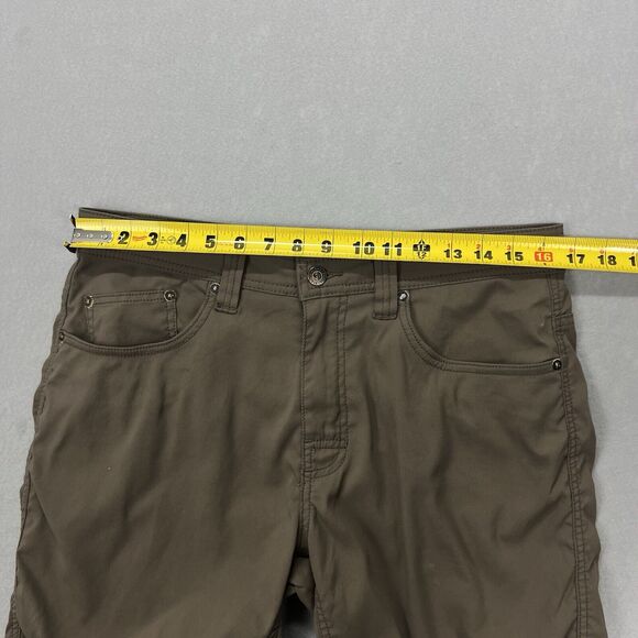 Prana Men's Flat Front Shorts - Brown - Picture 6 of 8